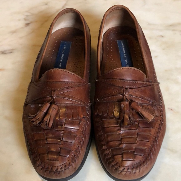 giorgio brutini tassel loafers